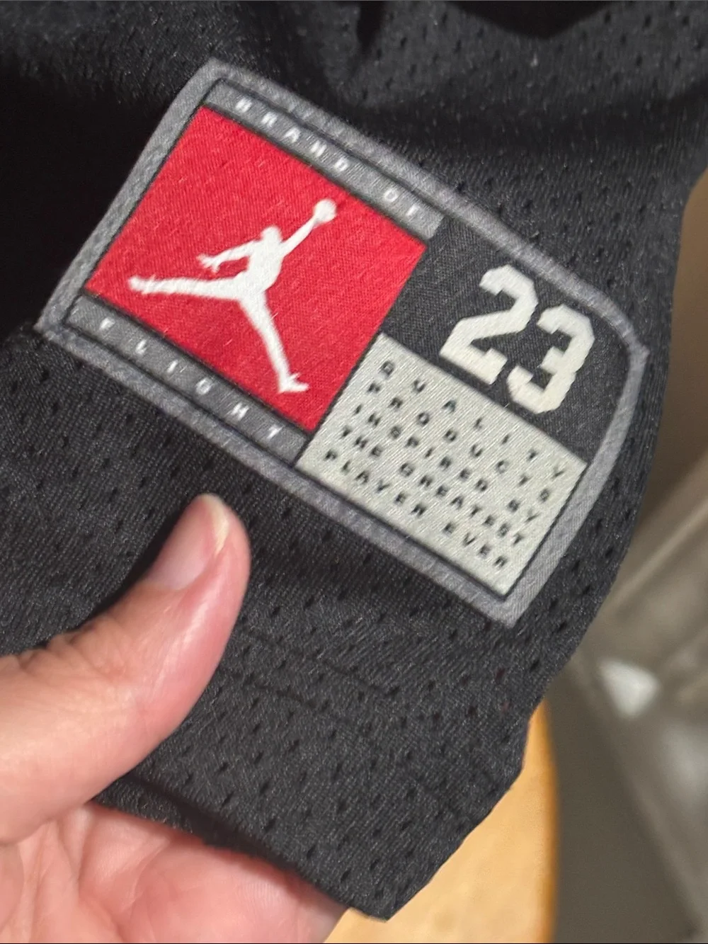 Jordan 23 Black Basketball Jersey XL